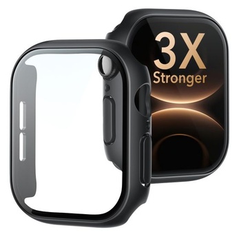 Ochranné puzdro ESR Glass Case od Corning™ pre Apple Watch 11/10 (46 mm), čierne pre 46 mm (rad