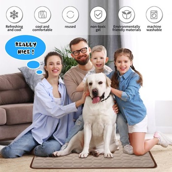 Chladiaca podložka pre psov, 70×55 cm Chladiaca podložka pre domácich miláčikov, Chladiaca deka pre psov