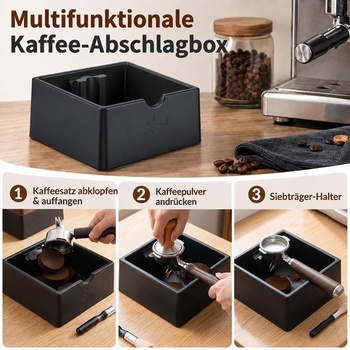 Silikónová nádoba SelfTek Knock Box na espresso pre portafiltre