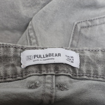 Dámske džínsy PULL&BEAR šedé veľ. 36 EUR