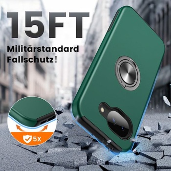 Puzdro Doeshine pre Google Pixel 10A so stojanom, zelené Google Pixel 10A zelené