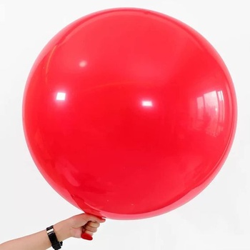 36palcové obrie červené balóniky, veľké latexové héliové balóniky pre párty dekorácie, 6 kusov