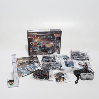 HiWEEGO Technic Robot Kit pre deti s LED očami, 5v1 aplikácia s diaľkovým ovládaním, robotická sada,