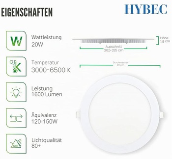 CLAR - Ploché LED zapustené bodové svetlá, 230V LED zapustené bodové svetlá, LED downlighty, LED