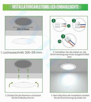 CLAR - Ploché LED zapustené bodové svetlá, 230V LED zapustené bodové svetlá, LED downlighty, LED