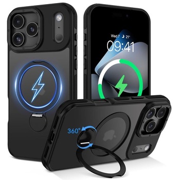 DUEDUE otočný stojan o 360° pre iPhone 17 Pro, kompatibilný s MagSafe, [ochrana proti pádu z