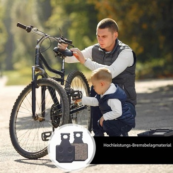 4 páry brzdových doštičiek pre Magura, výkonné brzdové doštičky kompatibilné s kotúčovými brzdami