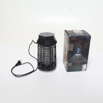 Lukasa elektrický hubič hmyzu, 4200V lampa proti komárům s LED světlem, vodotěsná past na mouchy,
