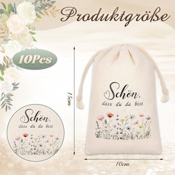 10dílná sada dárků na poděkování pro učitele, dárky na párty, dárkové tašky na promoci, křtiny,