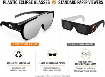 Solárne okuliare Eclipse čierne