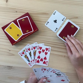 EURO PUBLISHING Roma – Poker – Burraco – Romme (2 balíčky: 52 kariet v balíčku + 2 žolíky)