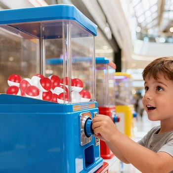 TOYANDONA Okrúhle tombolové gule Plniteľné kapsule pre veľkonočné hračky, párty darčeky, stroj na