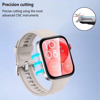 [3dílná sada ochranných fólií z tvrzeného skla pro Huawei Watch Fit 3/Fit 4, tvrdost 9H, odolné