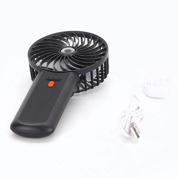 Ručný ventilátor Lepwings čierny