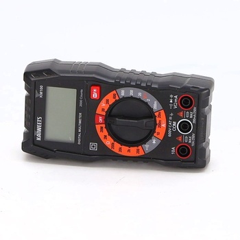 Digitálny multimeter KAIWEETS KM100, merač napätia pre AC/DC napätie, jednosmerný prúd, kontinuita,
