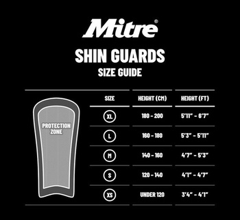 Chrániče kotníků Mitre Aircell Football | Extrémně prodyšné | Lehké chrániče holení, černá/červená,
