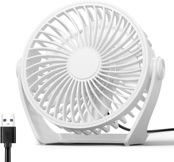 Stolný ventilátor TriPole biely