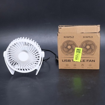Stolný ventilátor TriPole biely