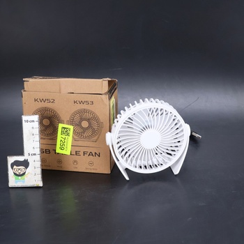 Stolný ventilátor TriPole biely