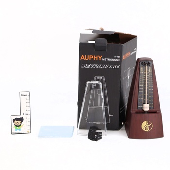 Univerzální mechanický metronom AUPHY s Accent Bell, přesný rytmus, klasický vzhled, vhodný pro