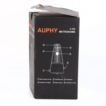 Univerzální mechanický metronom AUPHY s Accent Bell, přesný rytmus, klasický vzhled, vhodný pro