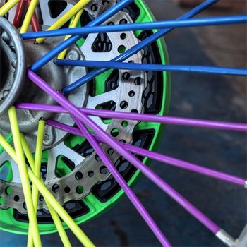 Kryty drátů jízdního kola cyclingcolors 72x, trubka drátů 235 mm (21 palců), kryty ráfků pro horská