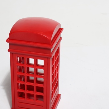 Noční lampa, Vintage Styl London Telefonní budka USB nabíjení (s baterií), Nastavitelný jas,