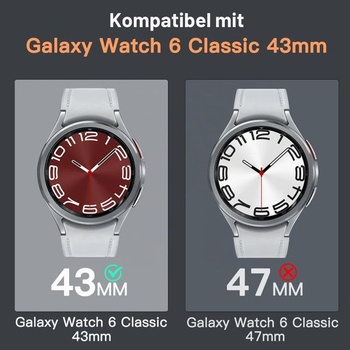 Ochranná fólie JETech pro Samsung Galaxy Watch 6 Classic 43mm, 3 kusy