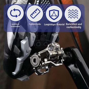Zarážky na kolo, dvojité šrouby Shimano SPD pro SM-SH51 SH56
