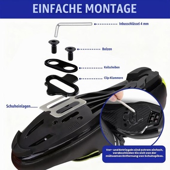 Zarážky na kolo, dvojité šrouby Shimano SPD pro SM-SH51 SH56