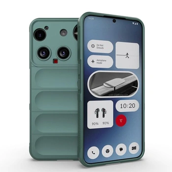 Tekutý silikónový kryt pre Nothing Phone (3) s antibakteriálnou ochranou a mäkkou mikrovláknovou