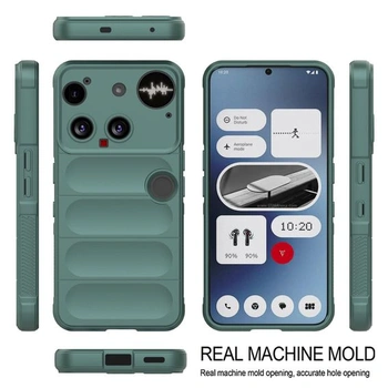 Tekutý silikónový kryt pre Nothing Phone (3) s antibakteriálnou ochranou a mäkkou mikrovláknovou