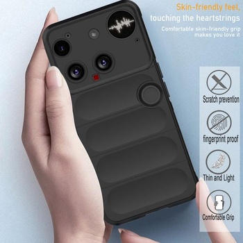 Tekutý silikónový kryt pre Nothing Phone (3) s antibakteriálnou ochranou a mäkkou mikrovláknovou