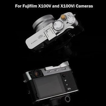 Kovový úchop Haoge THB-XVIS s výsuvnou rukojetí pro fotoaparáty Fujifilm X100VIX100V, uchycení