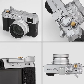 Kovový úchop Haoge THB-XVIS s výsuvnou rukojetí pro fotoaparáty Fujifilm X100VIX100V, uchycení