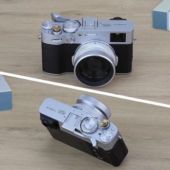 Kovový úchop Haoge THB-XVIS s výsuvnou rukojetí pro fotoaparáty Fujifilm X100VIX100V, uchycení