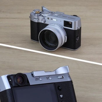 Kovový úchop Haoge THB-XVIS s výsuvnou rukojetí pro fotoaparáty Fujifilm X100VIX100V, uchycení