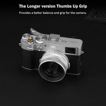 Kovový úchop Haoge THB-XVIS s výsuvnou rukojetí pro fotoaparáty Fujifilm X100VIX100V, uchycení