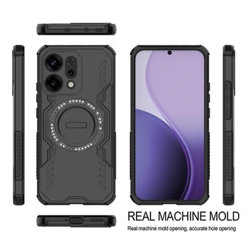 Magnetické puzdro pre Oppo Reno14, kompatibilné s MagSafe, nárazuvzdorné pevné puzdro s rohmi s