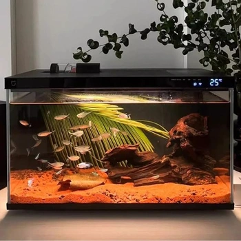 Statické priľnavé akvarijné pozadie čierne, 30 x 200 cm akvarijné fólie na zadný panel, akvarijné