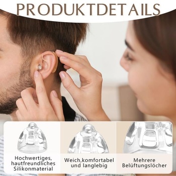10dielna sada príslušenstva pre načúvací prístroj, 8mm klobúčiky načúvacích prístrojov kompatibilný so načúvacími prístrojmi Oticon