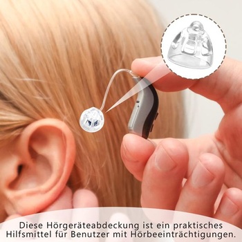 10dielna sada príslušenstva pre načúvací prístroj, 8mm klobúčiky načúvacích prístrojov kompatibilný so načúvacími prístrojmi Oticon
