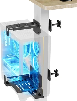 PC držiak pod písací stôl Automeng z kovu do 20 kg
