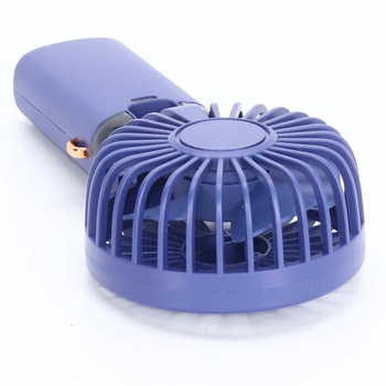 Prenosný ručný ventilátor, 5 rýchlostí, dobíjací cez USB, napájaný z batérie, skladací stolný