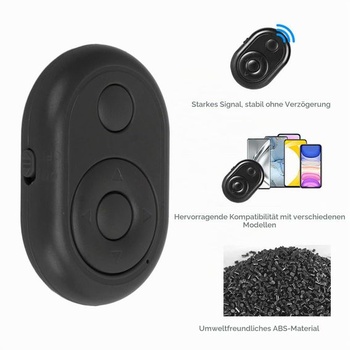 Bezdrôtový Bluetooth ovládač Bewinner pre kameru, klikanie spúšte, diaľkový ovládač pre selfie