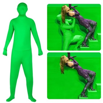 Unisex body, overal s efektom greenscreen, veľkosť 170