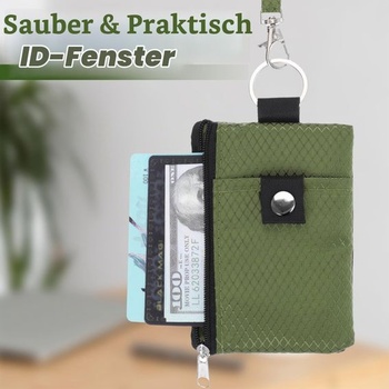 Balení 2 náprsních peněženek s RFID ochranou, unisex cestovní peněženky ...