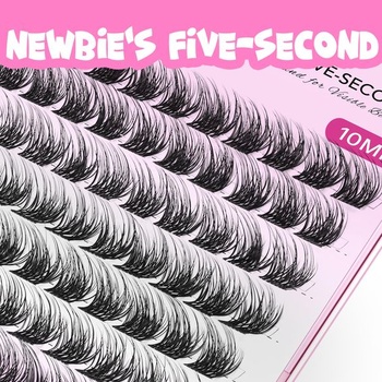 VEYESBEAUTY Wimpern Extensions Cluster Lash Extension Dreamy 10mm 10mm Dreamy