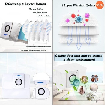 20dielna sada príslušenstva pre robotický vysávač Ecovacs DEEBOT T30 Omni/ECOVACS DEEBOT T30 PRO