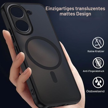 Magnetický kryt Tawarror pre Xiaomi Redmi A5 4G (EU), matný priesvitný kryt na telefón pre Redmi A5,